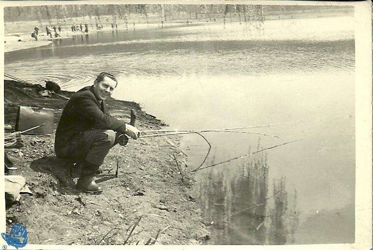 Zawody wędkarskie na łowisku Kamieniok w roku 1963 r.br /Autor: Materiał z archiwum: Zarządu Koła PZW Nr 45 Racibórz-Miasto.