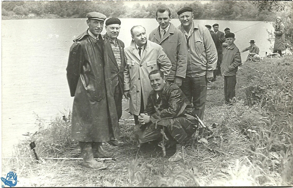 Zawody wędkarskie nad Jeziorem Kaliszok w Czechosłowacji w dniu 01.06.1963 r.br /Autor: Materiał z archiwum: Zarządu Koła PZW Nr 45 Racibórz-Miasto.